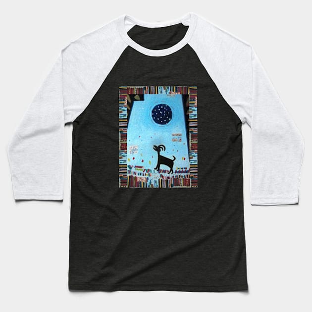 Goat Baseball T-Shirt by KGBuchanan